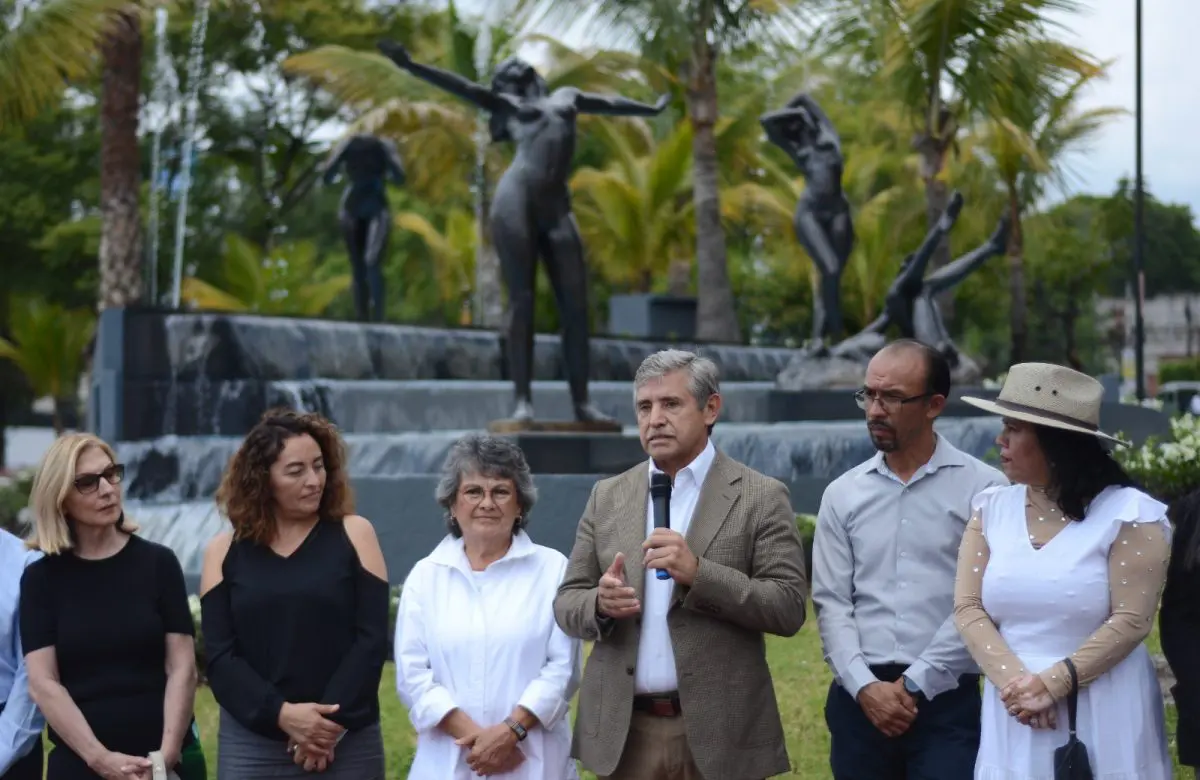 ENTREGA JOSÉ LUIS URIÓSTEGUI LA REHABILITACIÓN DE LA “FUENTE DE LA ETERNA PRIMAVERA Y SUS CINCO MUSAS” EN RÍO MAYO Y TEOPANZOLCO