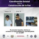 DETIENEN POLICÍA MORELOS A DOS HOMBRES POR VIOLACIÓN A LA LEY FEDERAL DE ARMAS DE FUEGO Y EXPLOSIVOS