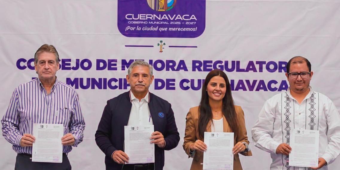 Firma el municipio de Cuernavaca convenio para modernizar y agilizar tramites