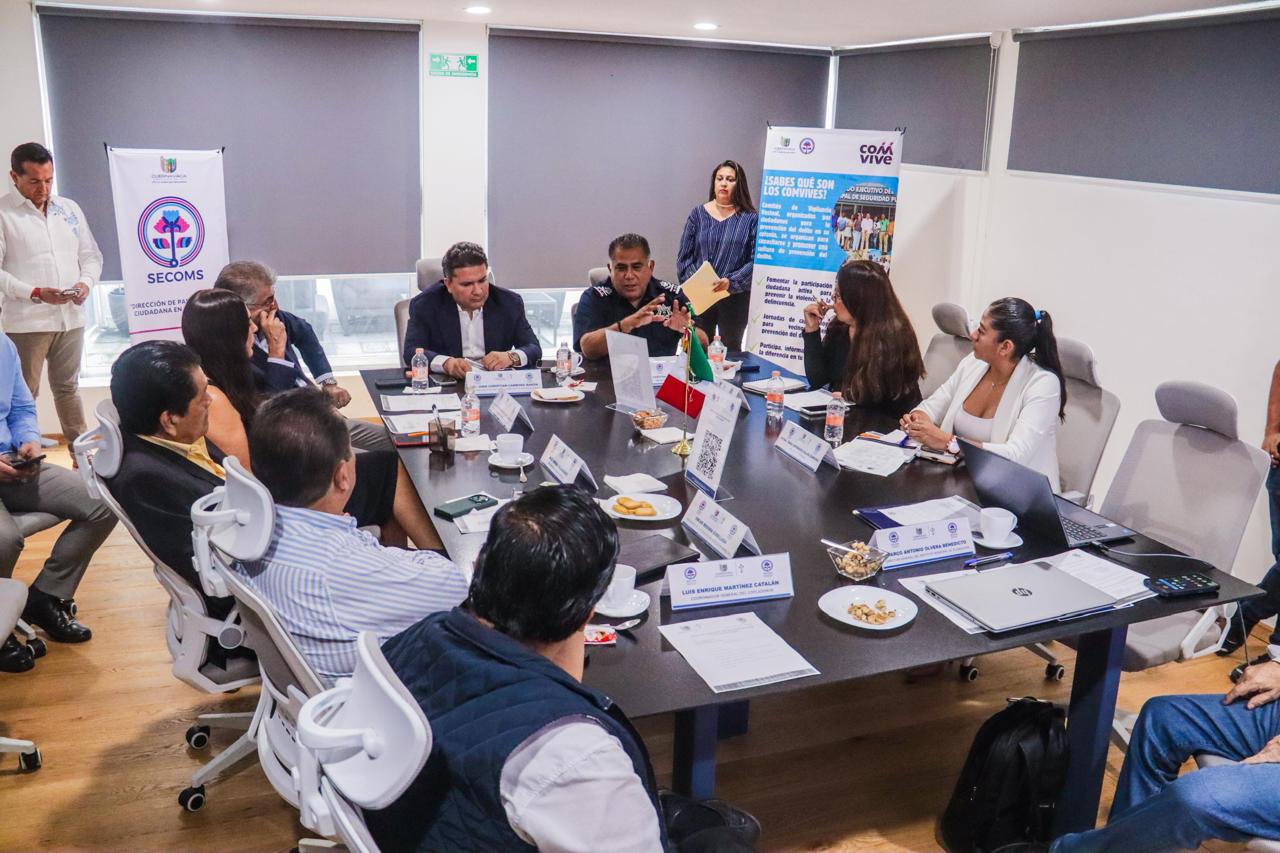 Ciudadanía y autoridades, unidas por la seguridad de Cuernavaca