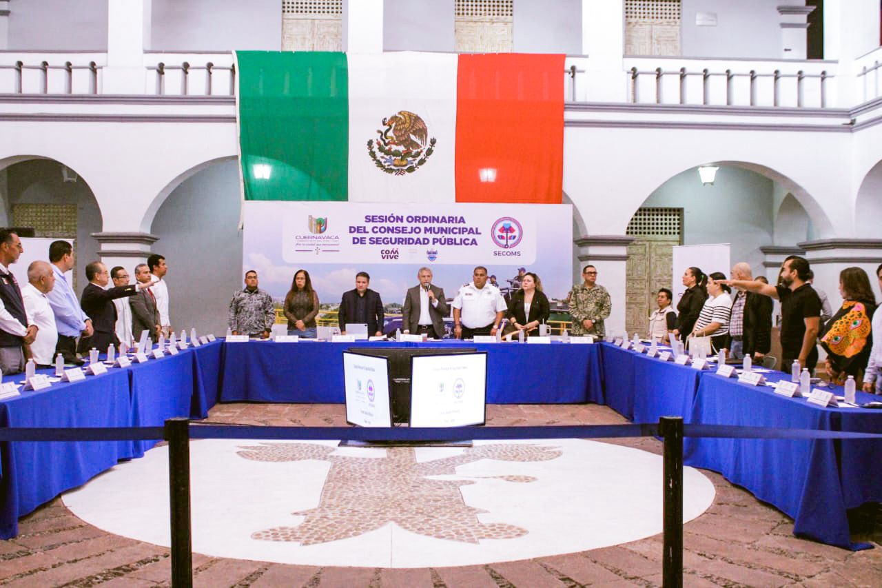 Implementan acciones el Ayuntamiento de Cuernavaca para fortalecer la seguridad en la ciudad
