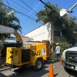 SEPRAC atiende afectaciones por fuertes vientos registrados en Cuernavaca