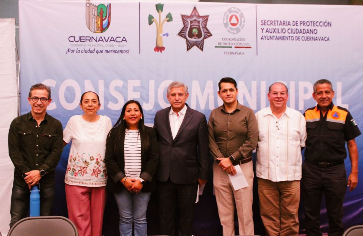 Cuernavaca activa estrategia integral de gestión de riesgos con coordinación interinstitucional y participación ciudadana
