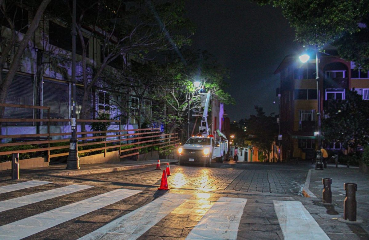 El programa «Iluminando Cuernavaca» alcanza cobertura total en vialidades con infraestructura del Centro Histórico