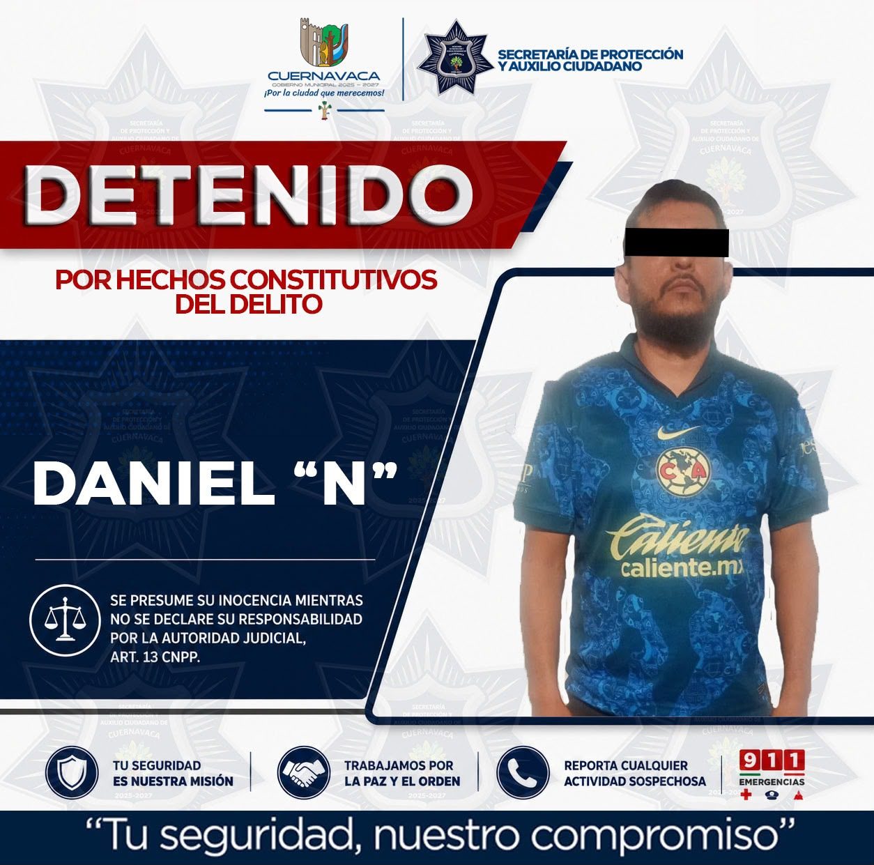 Policía de Cuernavaca asegura motocicleta alterada y detiene a un conductor tras despliegue preventivo en La Unión