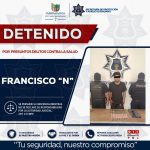 Policía Preventiva detiene a un presunto narcomenudista con 174 dosis de cristal en la colonia Reforma