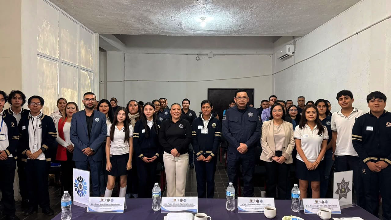 SEPRAC concluye primer bloque de certificación en actuación policial para la atención de adolescentes
