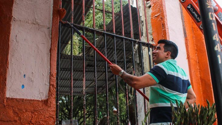Cuernavaca avanza el programa «Panteones en Orden» con la rehabilitación de la fachada del panteón La Leona